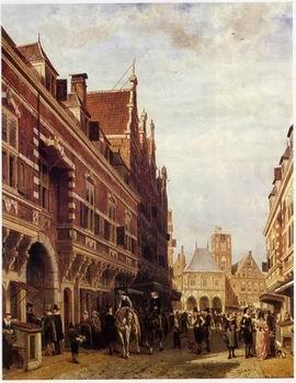 European city landscape, street landsacpe, construction, frontstore, building and architecture.112, unknow artist